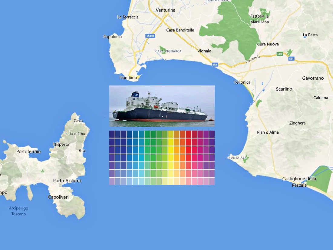 Il Colore Del Rigassificatore Di Piombino Emas Di Emanuele Masiello